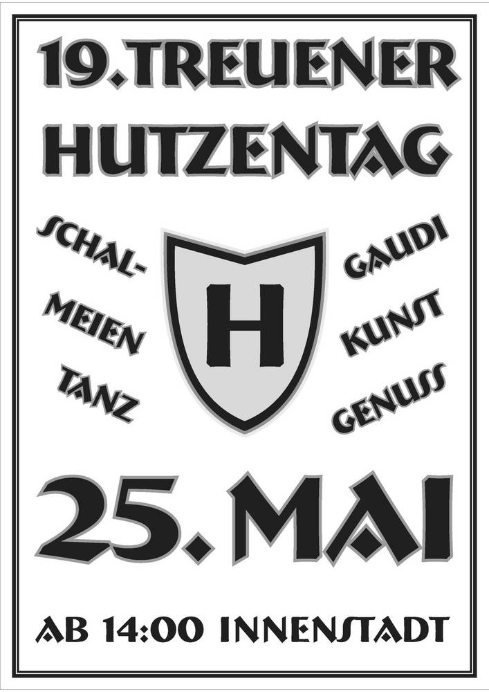 Hutzentag Plakat