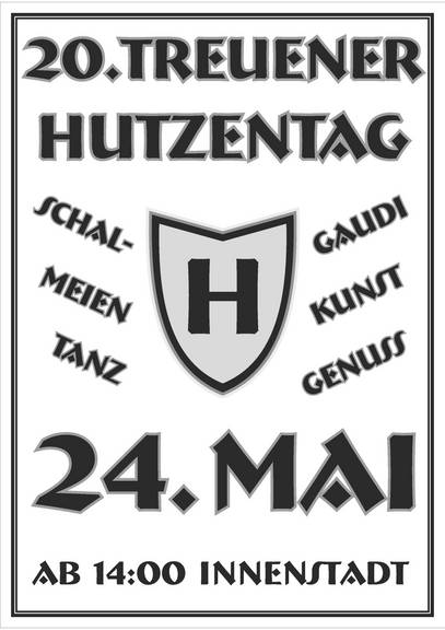 HUTZENTAG Poster 2025 sw (002)